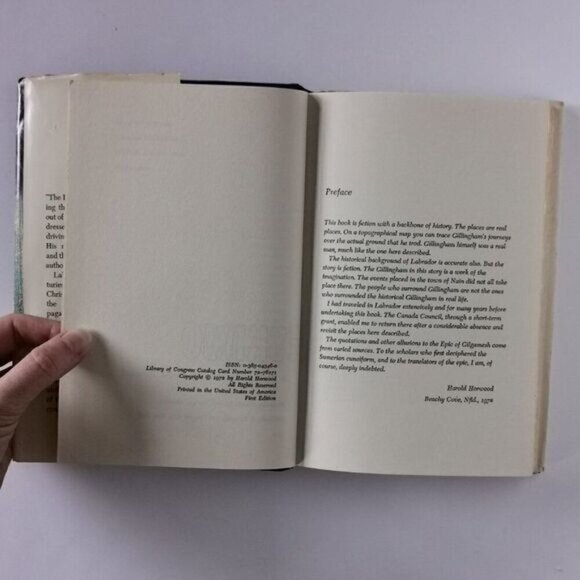 1972 White Eskimo Hardcover Book w/DJ, Horwood Canadian Novel Labrador - Picture 6 of 9